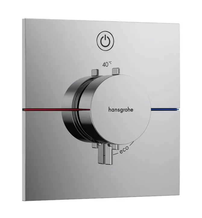 Hansgrohe ShowerSelect Comfort - zemapmetuma termostata maisītājs, hroms 15571000