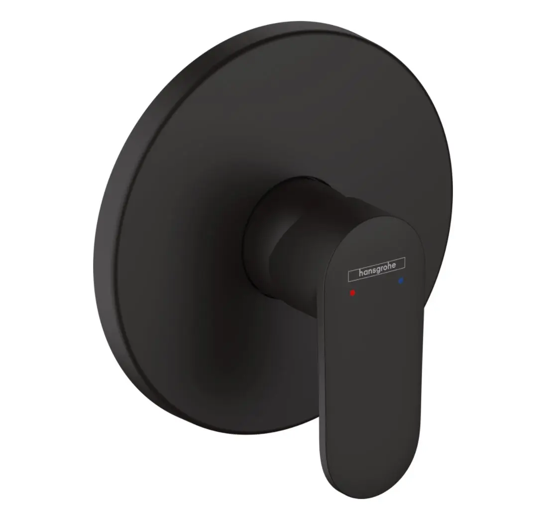 Hansgrohe Vernis Blend - dušas zemapmetuma maisītājs, matēti melns 71667670