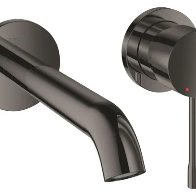 Grohe Essence - izlietnes maisītājs M, 2 caurumu montāža, Hard Graphite 19408A01