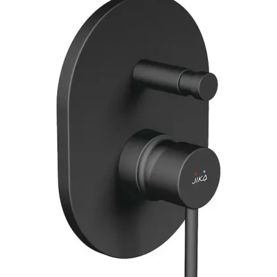 Jika Mio Style - zemapmetuma maisītājs 2 patērētājiem, ar iebūvējamo daļu, melns matēts H3212F67160001