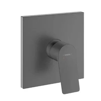 Hansgrohe Vivenis - dušas maisītājs zemapmetuma montāžai, hroms melns birstēts 75615340