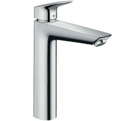 Hansgrohe Logis - izlietnes vienas sviras maisītājs 190, ar noteces komplektu, hromēts 71090000