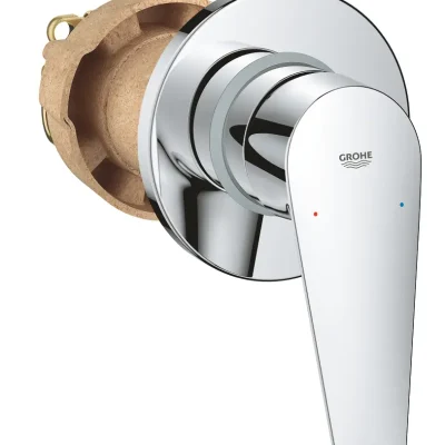 Grohe BauEdge - zemapmetuma dušas maisītājs, ar korpusu, hroms 29040001