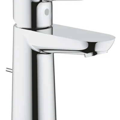 Grohe BauEdge - izlietnes vienas sviras maisītājs S, ar noteces komplektu, hromēts 23328000