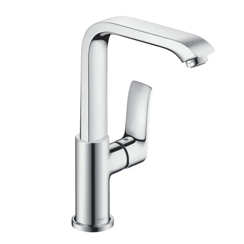 Hansgrohe Metris New - izlietnes vienas sviras maisītājs 230 ar noteces komplektu, hromēts 31087000