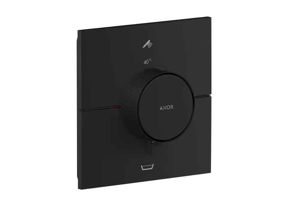 Axor ShowerSelect ID - zemapmetuma termostata maisītājs, 2 patērētājiem, matēti melns 36753670