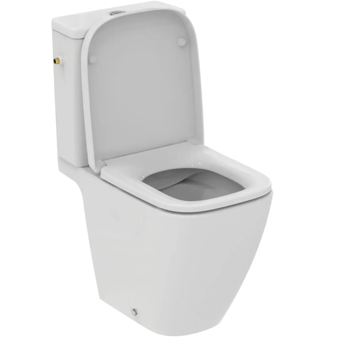 Ideal Standard i.Life S - kombinētais WC ar SoftClose sēdekli, Vario izvads, ūdens pieslēgums sānos, RimLS+, balts T517101