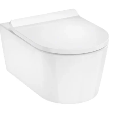 Hansgrohe EluPura S - piekaramais WC ar SoftClose sēdekli, AquaHelix, HygieneEffect, balts 62025450