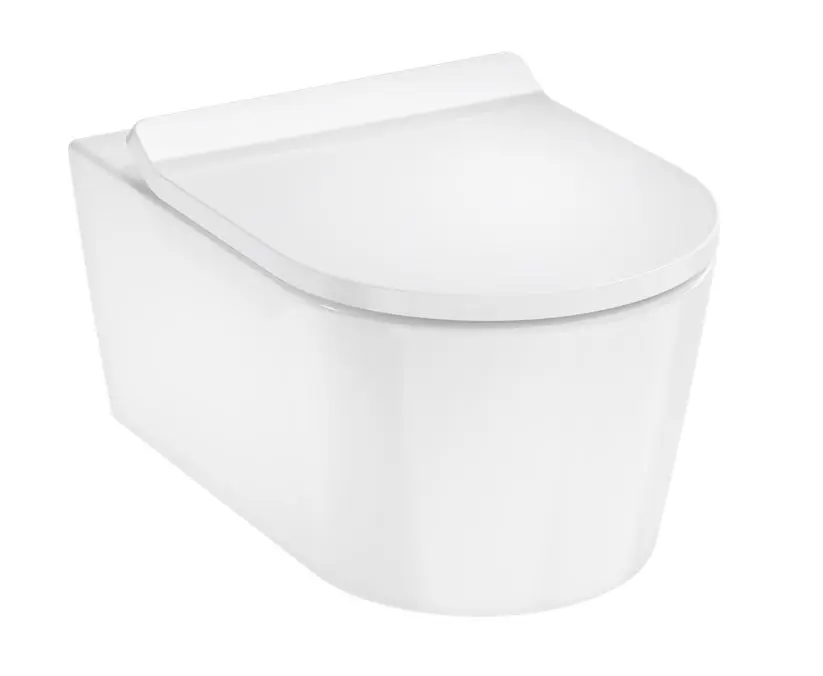 Hansgrohe EluPura S - piekaramais WC ar SoftClose sēdekli, AquaHelix, HygieneEffect, balts 62025450