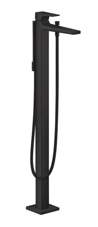 Hansgrohe Metropol - vannas maisītājs, grīdas montāža, matēti melns 32532670