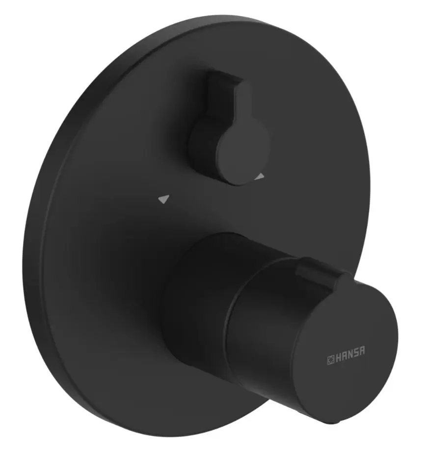 Hansa Home - zemapmetuma termostata maisītājs, 2 patērētājiem, matēti melns 8862904533