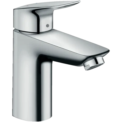 Hansgrohe Logis - izlietnes vienas sviras maisītājs 100 ar noteces komplektu, hromēts 71100000