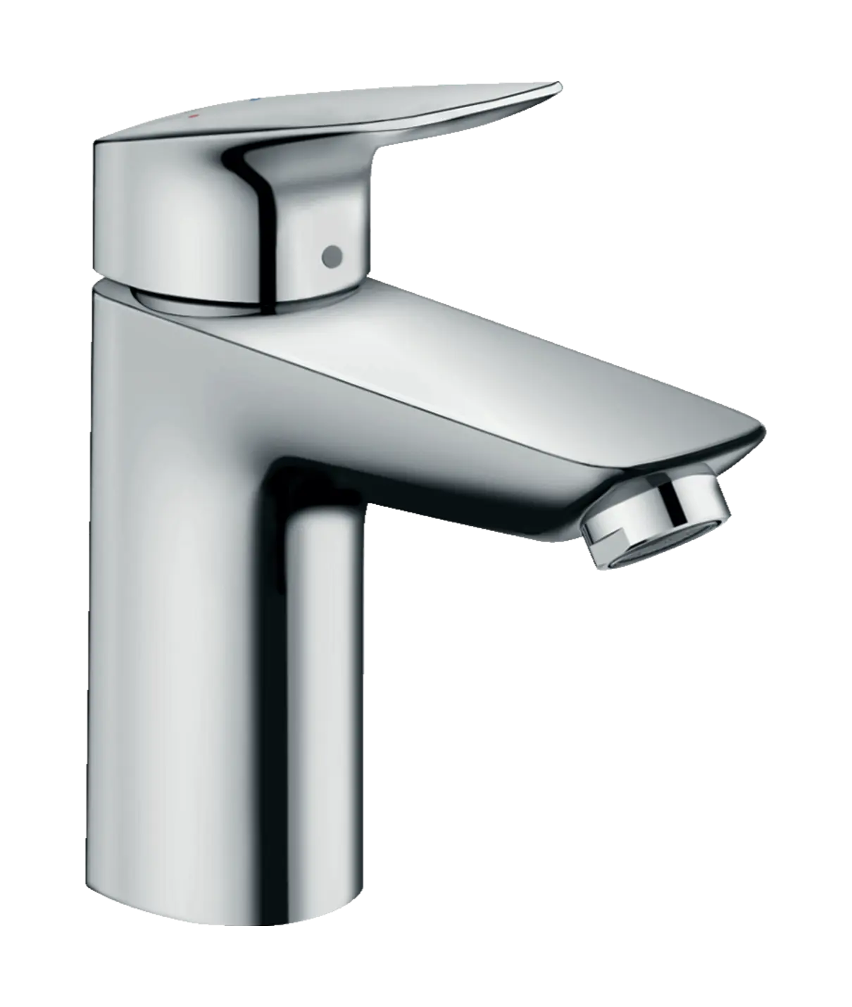 Hansgrohe Logis - izlietnes vienas sviras maisītājs 100 ar noteces komplektu, hromēts 71100000