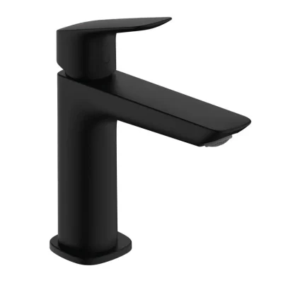 Hansgrohe Logis - izlietnes maisītājs ar noteces komplektu, EcoSmart, melns matēts 71251670