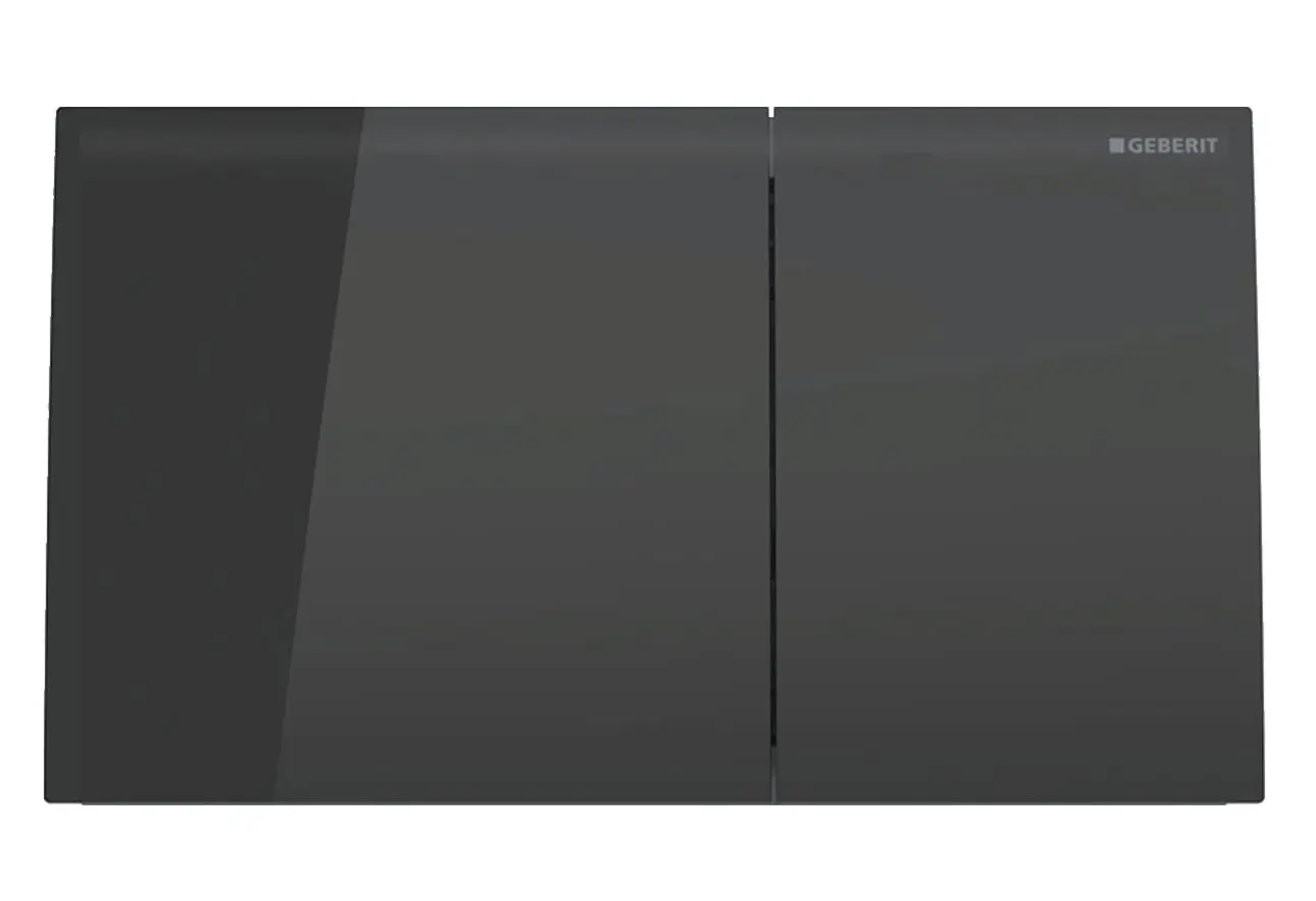 Geberit Sigma70 - WC vadības plate, stikls/melns 115.622.SJ.1