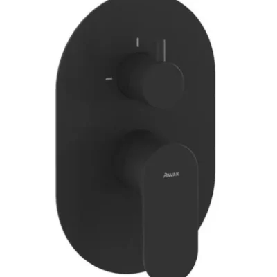 Ravak Eleganta - zemapmetuma maisītājs 2 patērētājiem, matēti melns X070301