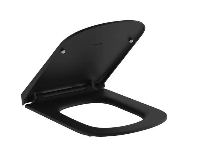 Kludi Resa S - WC sēdeklis Slim, SoftClosing, QuickRelease, matēti melns 27WCS39