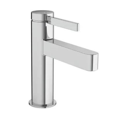 Hansgrohe Finoris - izlietnes maisītājs ar Push-Open noteces komplektu, EcoSmart, CoolStart, hroms 76012000