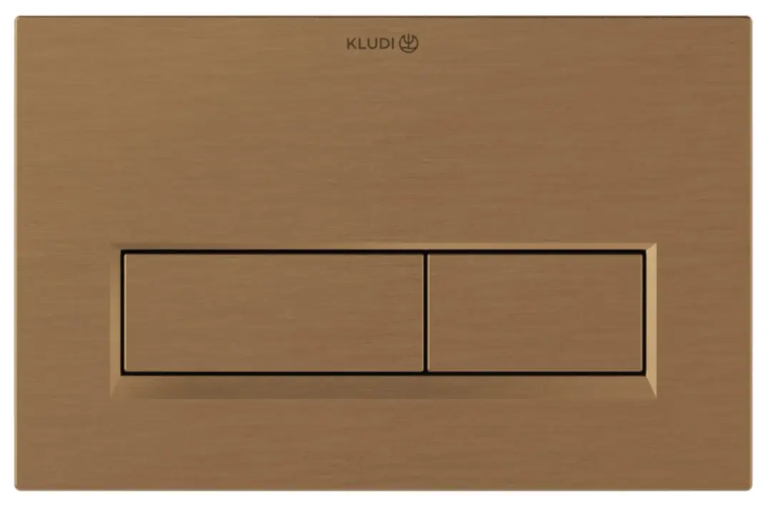 Kludi Unifix - WC vadības plate, birstēts bronzas tonis 32PP01N1