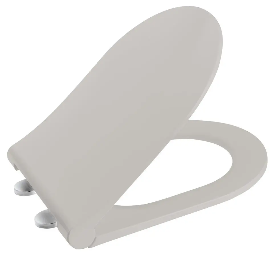 Sapho Brilla - WC sēdeklis, Slim, SoftClose, matēti bēšs 100787-114