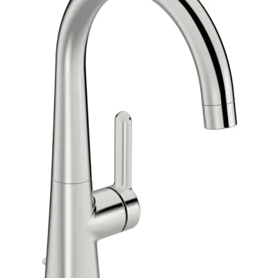 Hansa Designo - virtuves izlietnes maisītājs Style, ar grozāmu izteku un izplūdi, hromēts 51032293