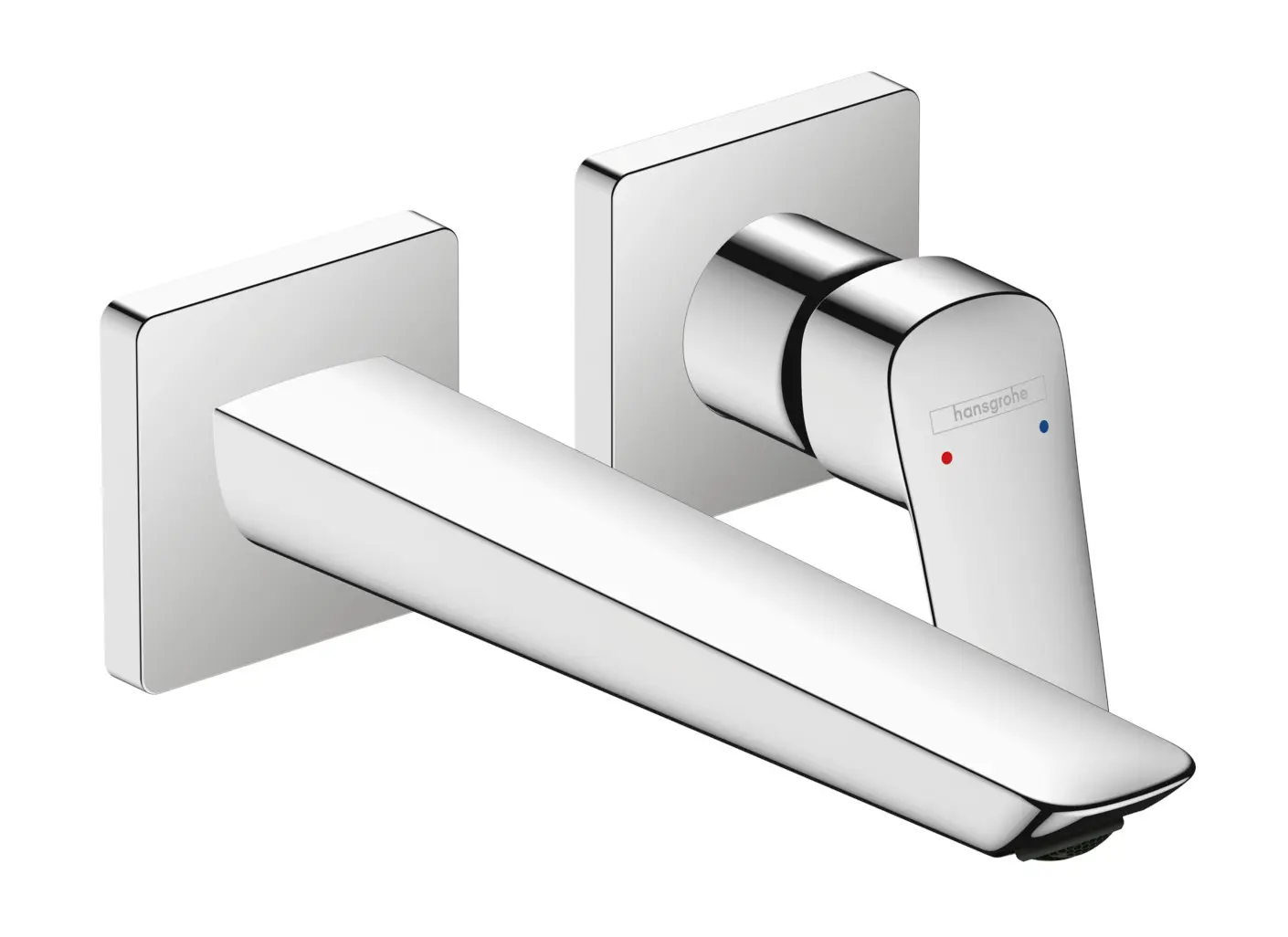 Hansgrohe Logis - izlietnes zemapmetuma maisītājs Fine, 2 caurumu uzstādīšana, EcoSmart, hromēts 71256000