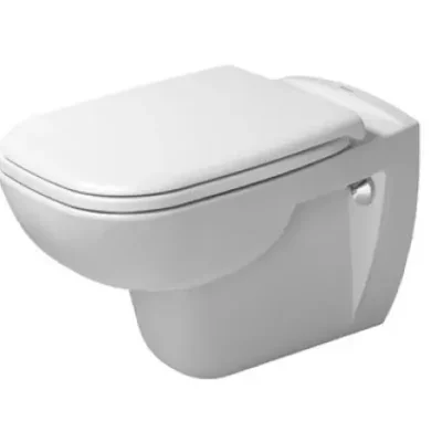 Duravit D-Code - piekarināms WC, Alpu balts 25350900002