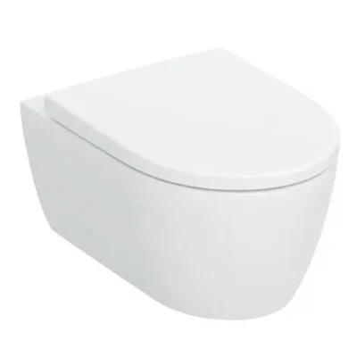 Geberit iCon - piekaramais WC ar SoftClose sēdekli, TurboFlush, Rimfree, matēti balts 503.046.JT.1