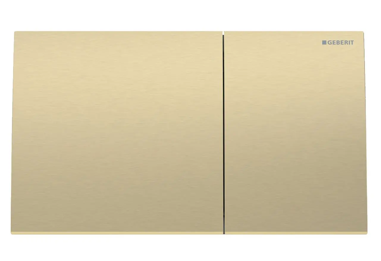 Geberit Sigma70 - WC vadības plate, easy to clean, misiņš birstēts 115.622.QF.1