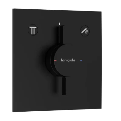 Hansgrohe DuoTurn E - zemapmetuma maisītājs 2 patērētājiem, matēti melns 75417670