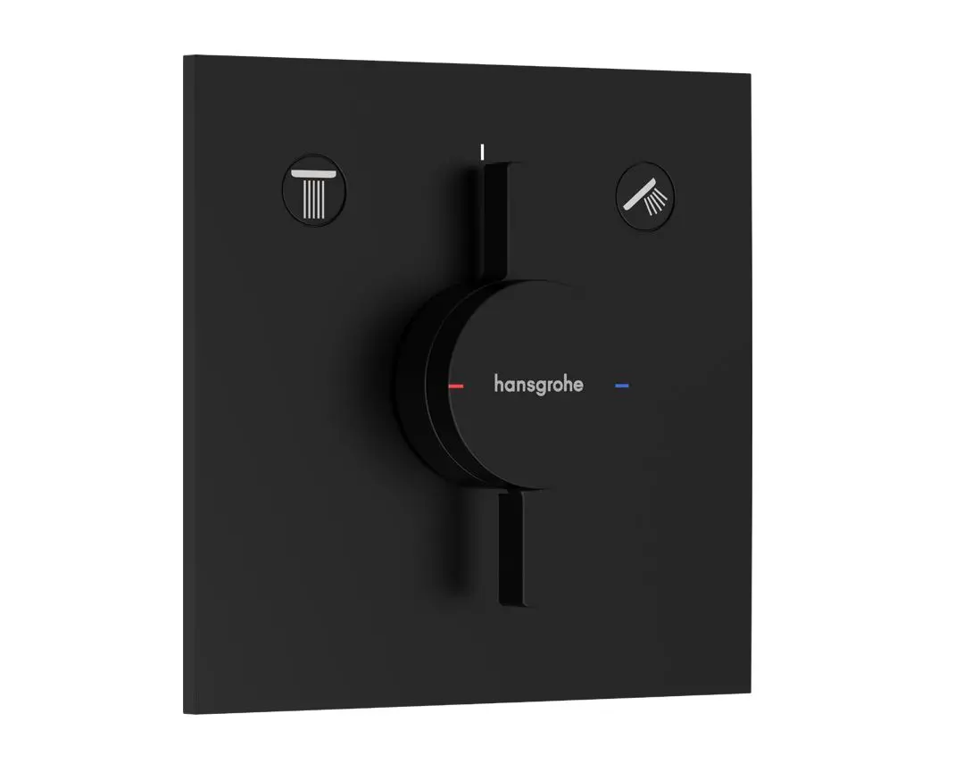 Hansgrohe DuoTurn E - zemapmetuma maisītājs 2 patērētājiem, matēti melns 75417670