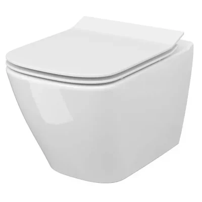 Cersanit City - piekaramais WC ar SoftClose sēdekli, CleanOn, balts S701-405