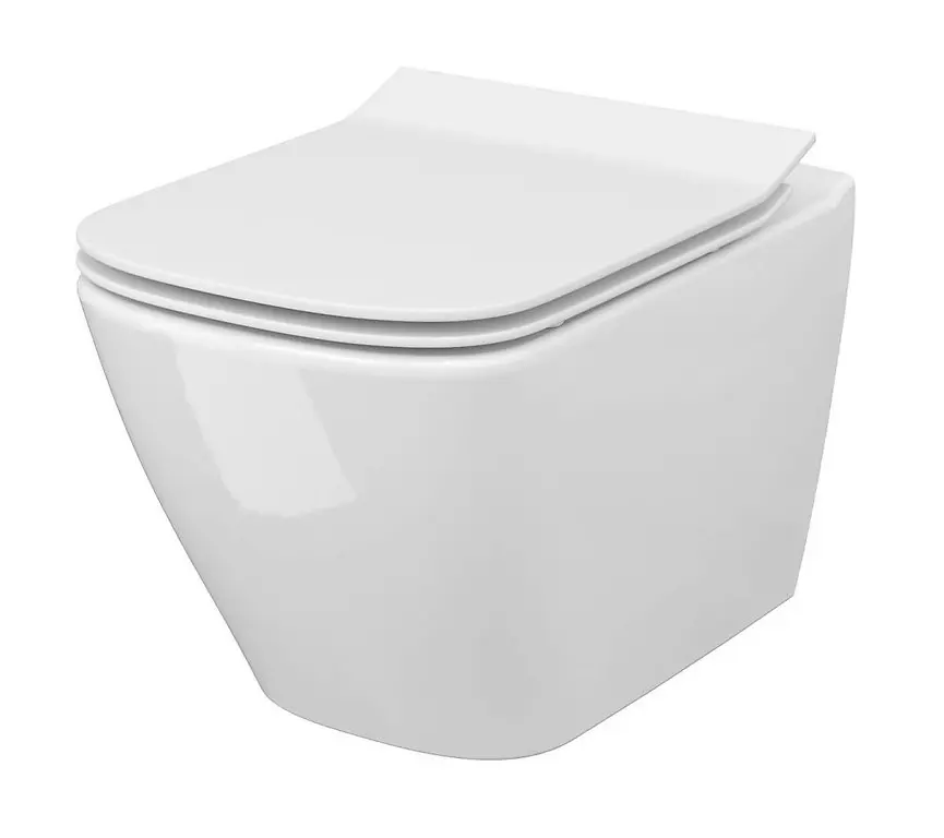 Cersanit City - piekaramais WC ar SoftClose sēdekli, CleanOn, balts S701-405