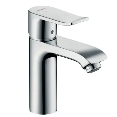 Hansgrohe Metris New - izlietnes vienas sviras maisītājs 110 CoolStart, ar noteces komplektu, hromēts 31121000
