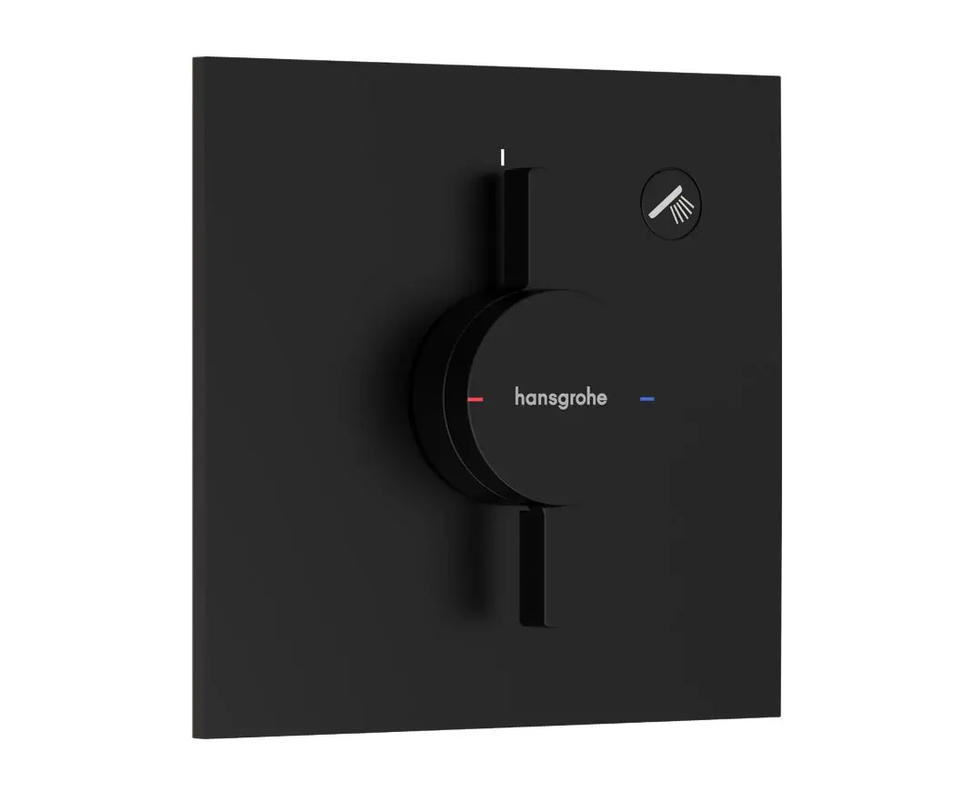 Hansgrohe DuoTurn E - zemapmetuma dušas maisītājs, melns matēts 75617670