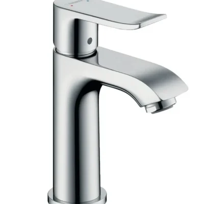 Hansgrohe Metris New - izlietnes vienas sviras maisītājs 100 ar noteces komplektu, hromēts 31088000
