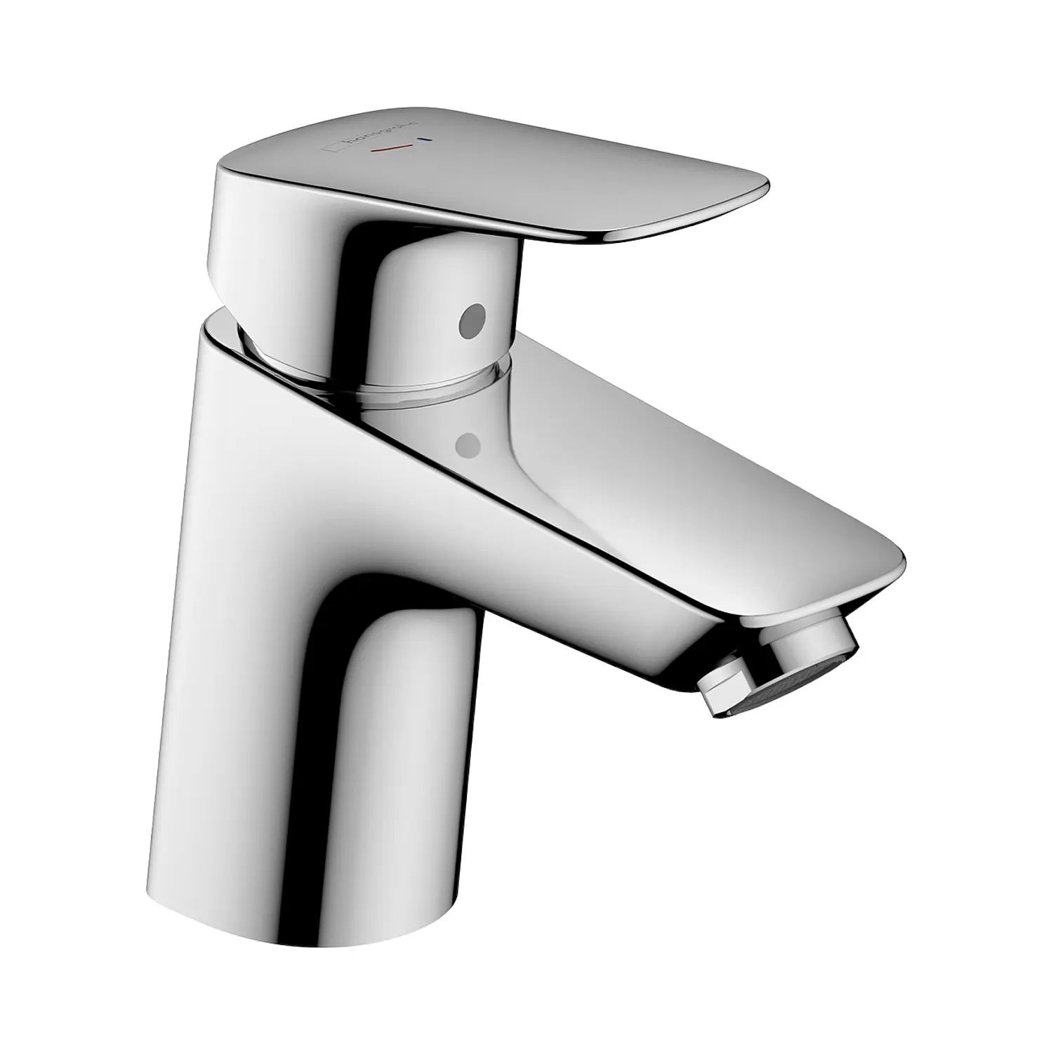 Hansgrohe Logis - izlietnes maisītājs ar noteci, EcoSmart, CoolStart, Hroms 71075000