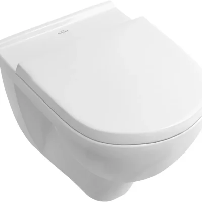 Villeroy & Boch O.novo - piekaramā WC komplekts ar sēdekli, 360x560 mm, Combi-Pack, CeramicPlus 5660H1R1