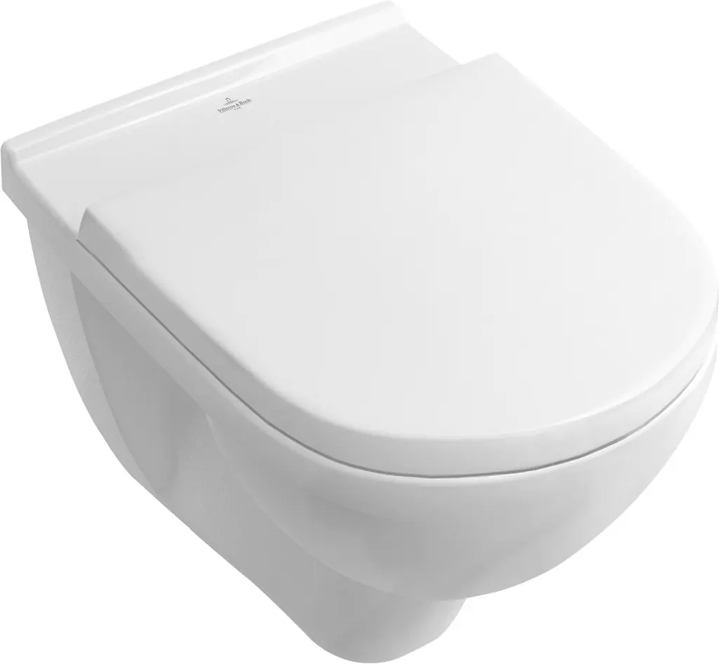 Villeroy & Boch O.novo - piekaramā WC komplekts ar sēdekli, 360x560 mm, Combi-Pack, CeramicPlus 5660H1R1