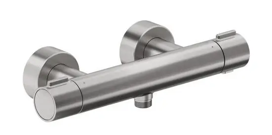Duravit - termostata dušas maisītājs, matēts nerūsējošais tērauds TH4220000070