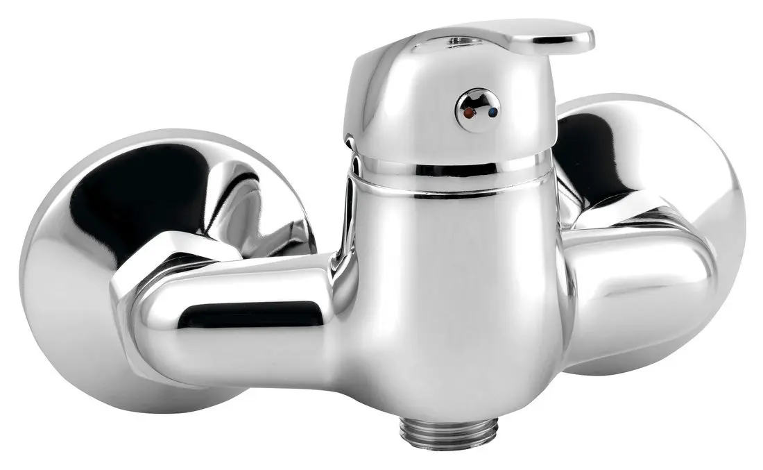 Aqualine 50 - dušas maisītājs, attālums 100 mm, hroms 52156