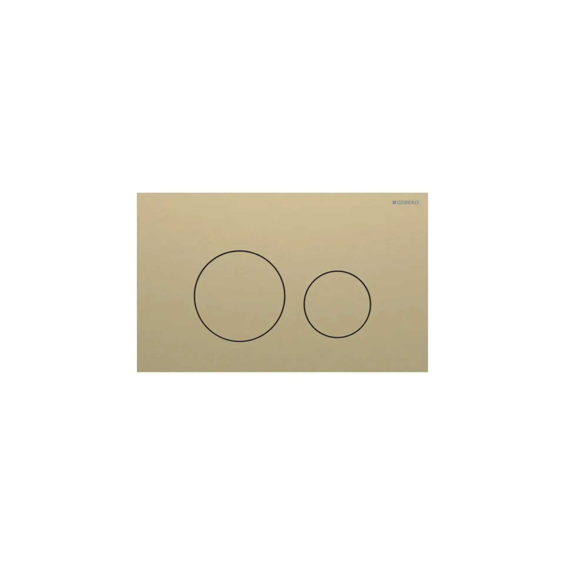 Geberit Sigma40 - WC vadības plate, easy to clean, misiņš birstēts 115.628.QF.1