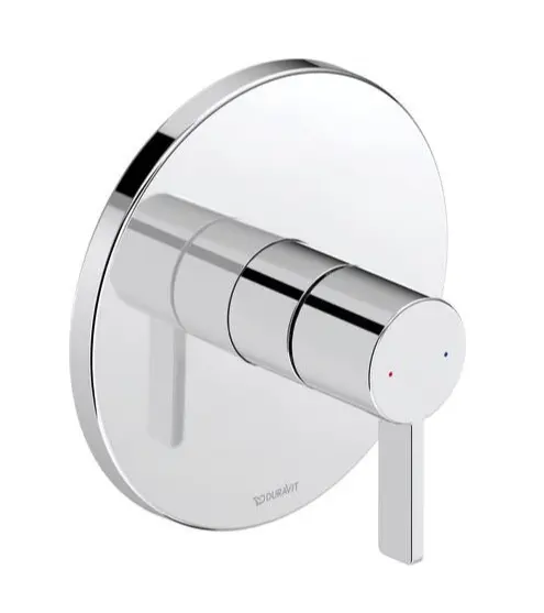 Duravit D-Neo - zemapmetuma dušas maisītājs, hroms DE4210010010