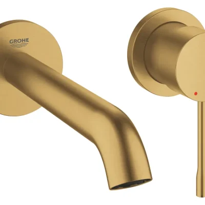 Grohe Essence - izlietnes maisītājs M, 2 caurumu montāža, Cool Sunrise birstēts 19408GN1