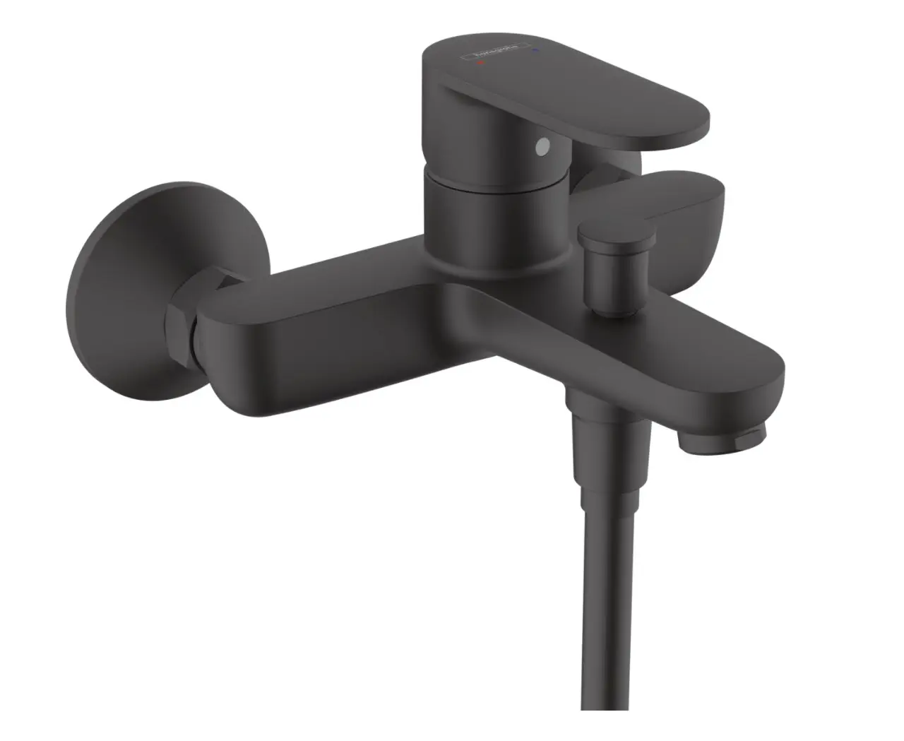 Hansgrohe Vernis Blend - vannas maisītājs, matēti melns 71440670