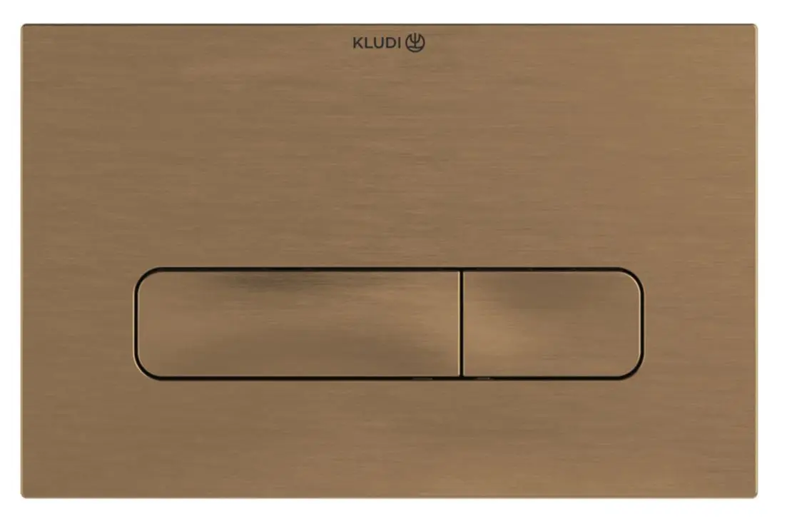 Kludi Unifix - WC vadības plate, birstēta bronza 30PP01N1