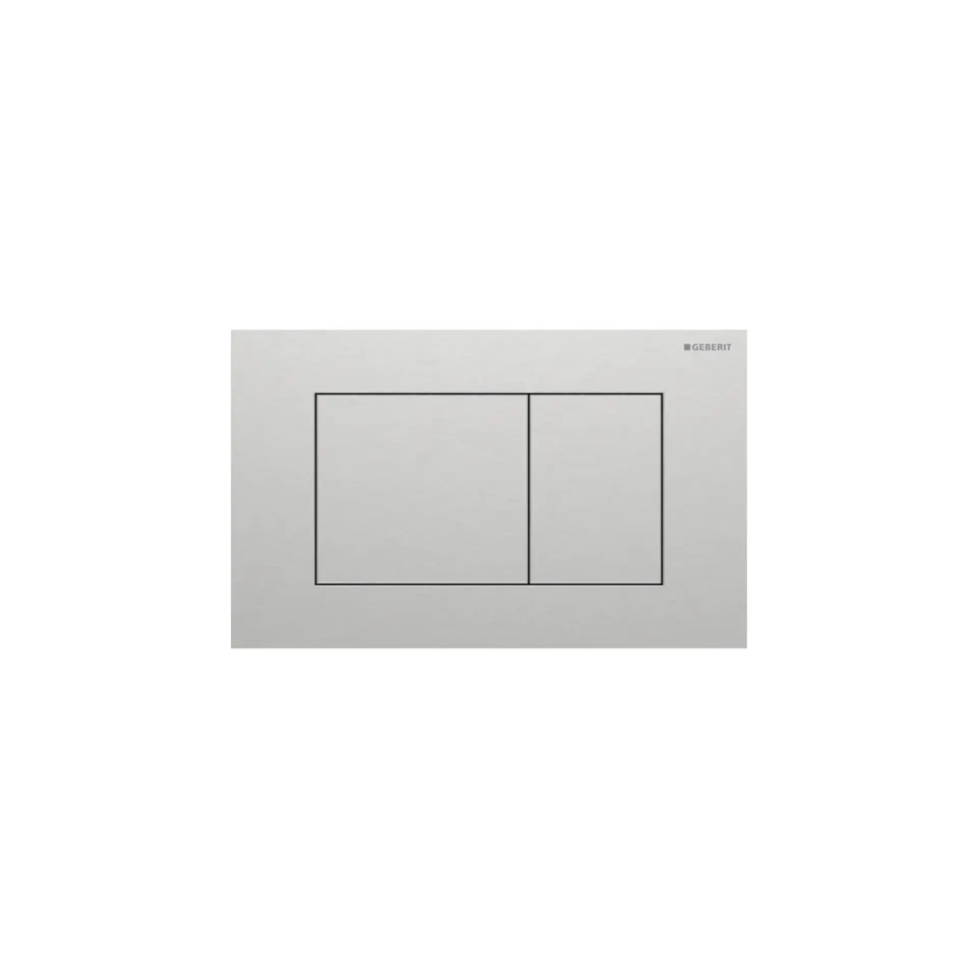 Geberit Sigma40 - WC vadības plate, viegli tīrāma, matēts nerūsējošais tērauds 115.629.FW.1