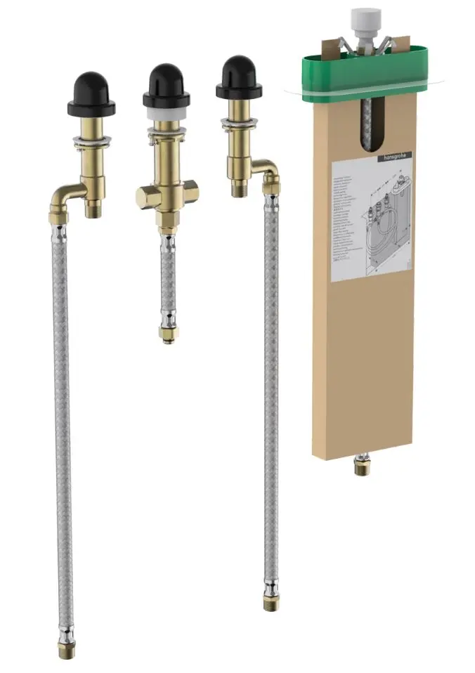 Hansgrohe montāžas elementi - pamata korpuss 4 caurumu vannas malas maisītājam 13440180