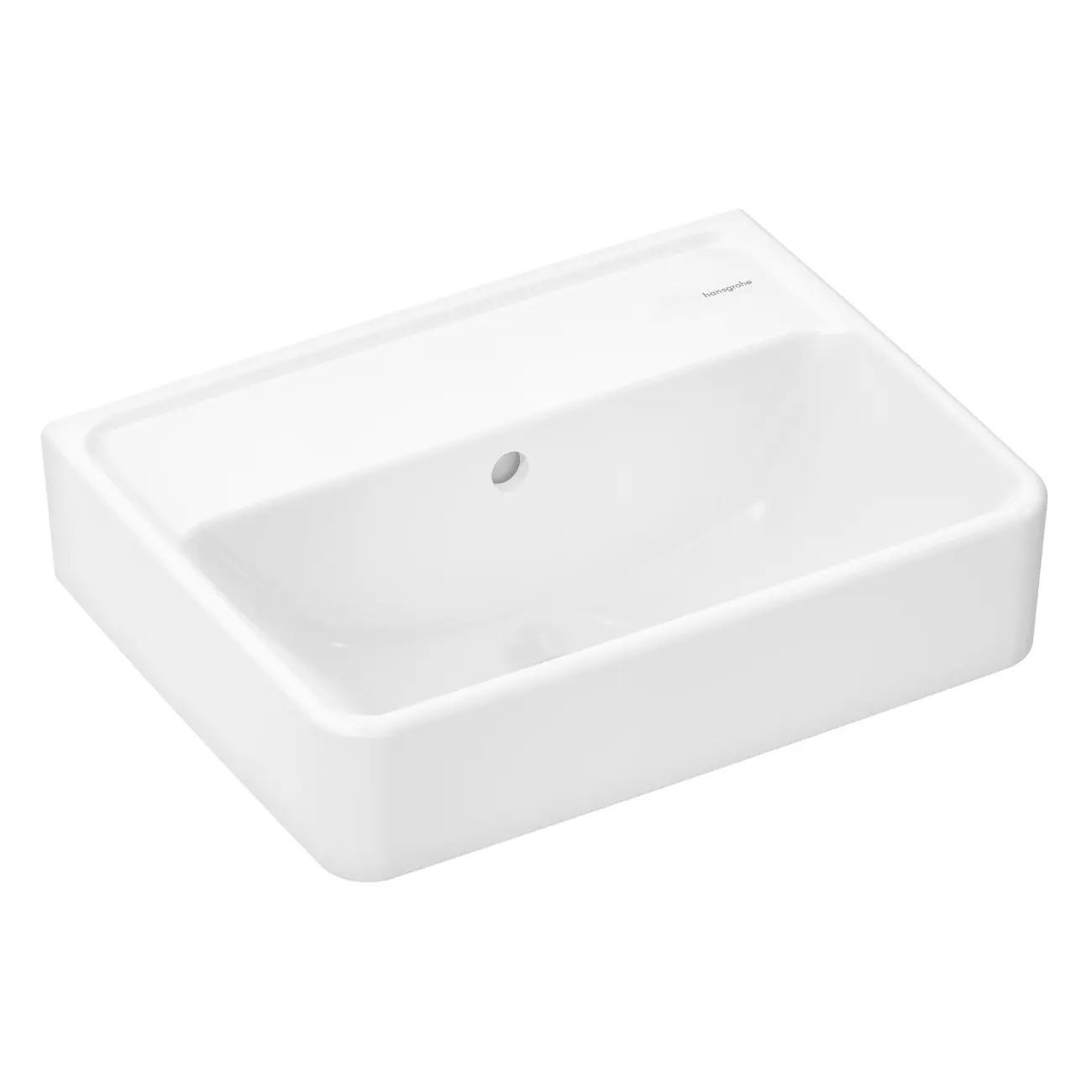 Hansgrohe Xanuia Q - rokas izlietne 45x34 cm, ar pārplūdi, bez jaucējkrāna atveres, SmartClean, balta 61140450