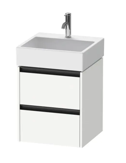 Duravit Ketho.2 - izlietnes skapītis, 55x48x46 cm, 2 atvilktnes, balts matēts K25274018180000